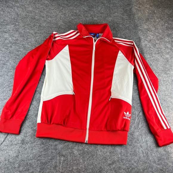Adidas Women Sandra 1977 Track Top Red Jacket AY6566 Size Large - Picture 2 of 6